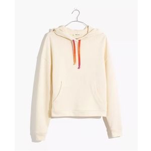 madewell // rainbow drawstring hoodie sweatshirt